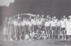 Teilnehmer des Jugendzeltlagers