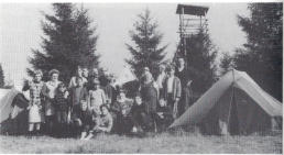 Zeltlager Gruppenbild: Bottenborn 1966