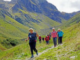 Die Tour führt von der Alpe Nova aufwärts zur Bergstation der Versettlabahn
