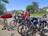 Die Drahtesel warten auf die Rücktour !