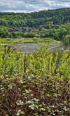 Blick in die Grube