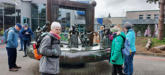 Kurzer Verweil an dem Datterich-Brunnen mit beweglichen Figuren