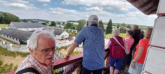 Blick vom Wachturm auf das römische Kastell