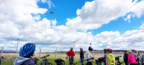 Radtour zum Flughafen Terminjal 3